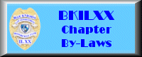 Chapter By-Laws