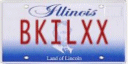 BKILXX License Plate